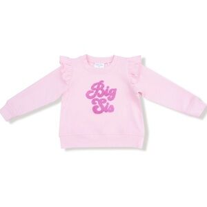 Angel Dear Big Sis Ruffle Sweatshirt